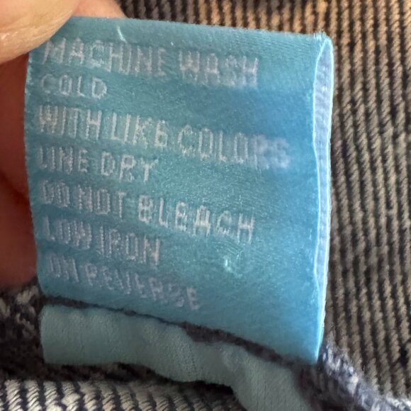 J. McLaughlin Linen Denim Color Shirt Jacket - Picture 9 of 10